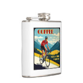 Kaffee macht das zum Fahrradfahren Flachmann (Rechts)