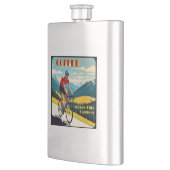 Kaffee macht das zum Fahrradfahren Flachmann (Links)