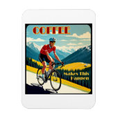 Kaffee macht das zum Fahrradfahren Magnet (Vertikal)
