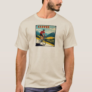 Kaffee macht das zum Fahrradfahren T-Shirt