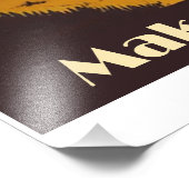 Kaffee macht das zum Laufen Fotodruck (Ecke)