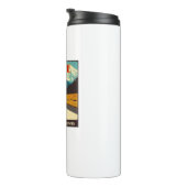 Kaffee macht das zum Laufen Thermosbecher (Nach rechts gedreht)