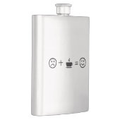 Kaffee macht dich glücklich flachmann (Rechts)