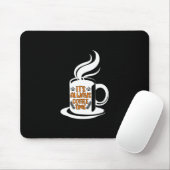 Kaffee macht immer seine Kaffeezeit Mousepad (Mit Mouse)