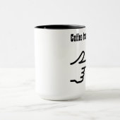 Kaffee macht mich an tasse (Zentrum)