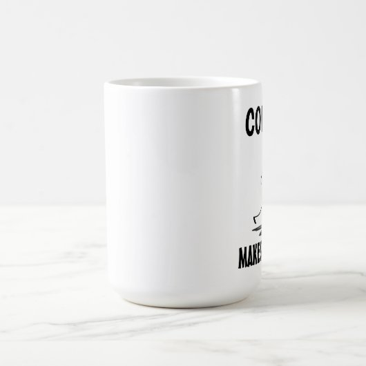 Kaffee macht mich Gekackt, FUNNY Coffee Tasse (Zentrum)