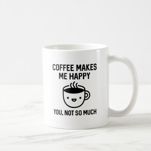 Kaffee macht mich glücklich kaffeetasse (Rechts)