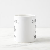 Kaffee macht mich glücklich kaffeetasse (Mittel)