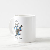 Kaffee macht mich Kack Tasse, Funny Gag Geschenk Kaffeetasse (Vorderseite Links)
