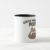 KAFFEE MACHT MICH KACKEND Funny Coffee Mugs Tasse (Zentrum)