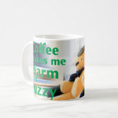 Kaffee macht mich warm und schwindlig kaffeetasse (Vorderseite Links)