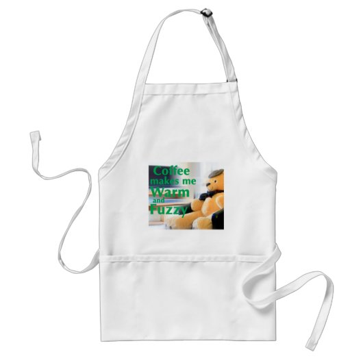 Kaffee macht mich warm und schwindlig schürze (Vorne)