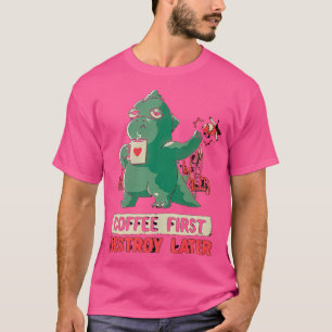 Kaffee macht mich weniger Murdery zerstören später T-Shirt