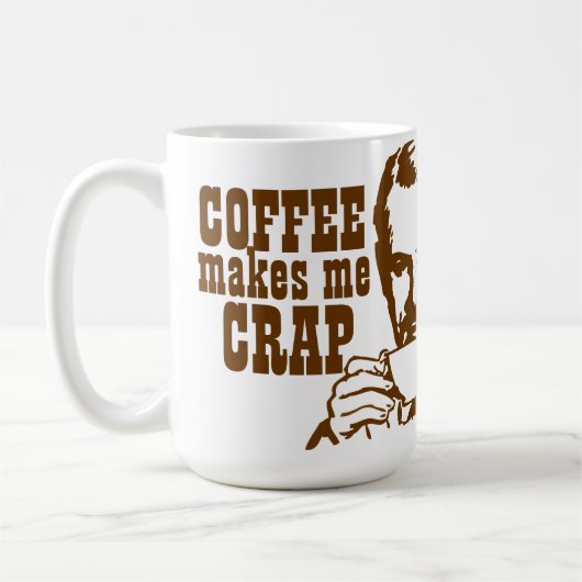 Kaffee macht mich zum CRAP! Kaffeetasse (Links)