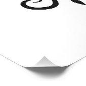 Kaffee macht unser Leben besser Poster (Ecke)