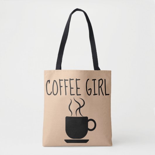 KAFFEE-MÄDCHEN-TASCHE TASCHE (Vorderseite)