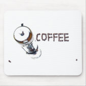 Kaffee MagicEnjoy, 'was am Morgen zuerst kommt', ' Mousepad (Vorne)