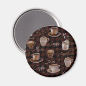 Kaffee Magnet (Vorderseite/Rückseite)