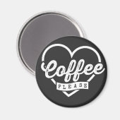 KAFFEE MAGNET (Vorderseite/Rückseite)