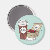 Kaffee Magnet (Vorderseite/Rückseite)