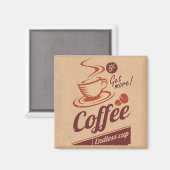 Kaffee Magnet (Vorderseite/Rückseite)