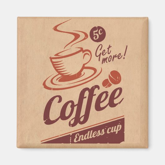 Kaffee Magnet (Vorne)