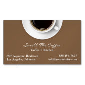 Kaffee Magnetische Visitenkarte (Vorderseite)