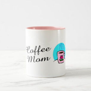 Kaffee-Mama Zweifarbige Tasse