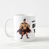 KAFFEE MAN BREAK TIME Funny Novelty Office Geschen Kaffeetasse (Links)
