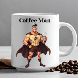 KAFFEE MAN BREAK TIME Funny Novelty Office Geschen Kaffeetasse