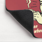 Kaffee: Man kann schlafen, wenn man tot ist Mousepad (Ecke)
