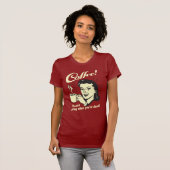 Kaffee: Man kann schlafen, wenn man tot ist T-Shirt (Vorne ganz)