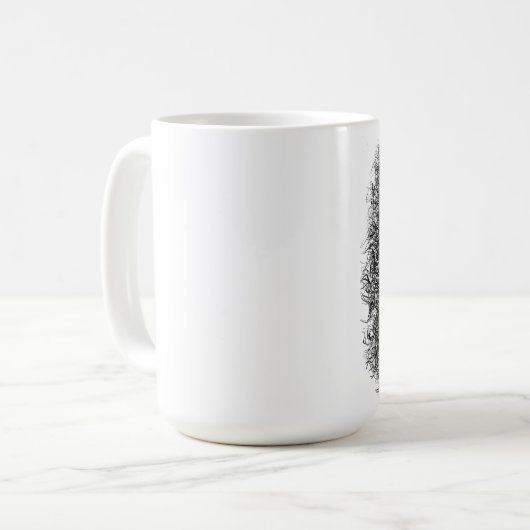 Kaffee Mandrill Kaffeetasse (Vorderseite Links)