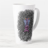 Kaffee Mandrill Milchtasse (Rechte Ecke)