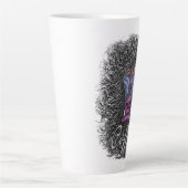 Kaffee Mandrill Milchtasse (Vorderseite)