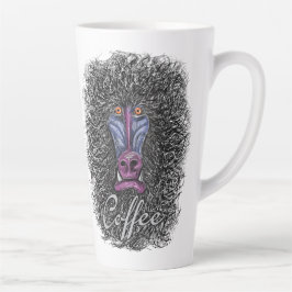 Kaffee Mandrill Milchtasse