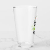 Kaffee & Margarita Lover Funny Sprichwort Glas (Rechts)