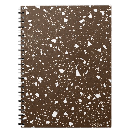 Kaffee-Marmor-Notizbuch Notizblock (Vorderseite)