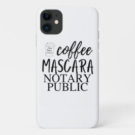 Kaffee Mascara Notar Öffentliches iPhone Handy Geh Case-Mate iPhone Hülle
