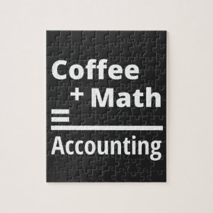 Kaffee + Mathematik = Rechnungslegung Puzzle