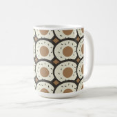 Kaffee Mattiert Donuts Brown Kaffeetasse (VorderseiteRechts)