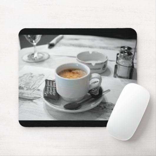Kaffee-Mausunterlage Mousepad (Mit Mouse)