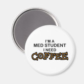 Kaffee - Med Student Magnet (Vorderseite/Rückseite)