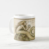 Kaffee-Meerjungfrau Kaffeetasse (Vorderseite Links)