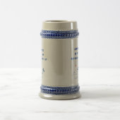 Kaffee, mein ruhiger Therapeut Bierglas (Mittel)