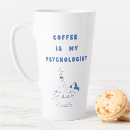 Kaffee, mein ruhiger Therapeut Milchtasse