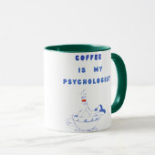 Kaffee, mein ruhiger Therapeut Tasse (VorderseiteRechts)