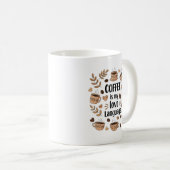 Kaffee Meine Liebe Art Kaffeetasse (VorderseiteRechts)