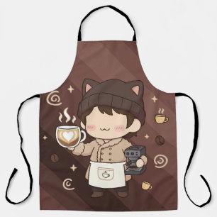 Kaffee Meister Espresso Experte Kunst Schürze