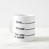 Kaffee-messende Tasse (Vorderseite Links)